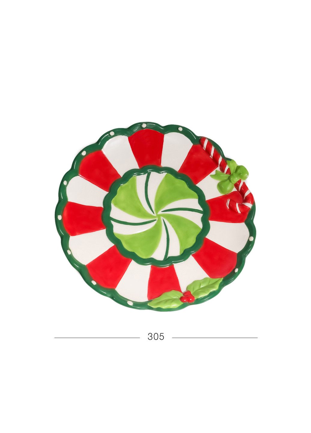 Тарелка "Рождество", 30,5х3 см MVM (275646488)