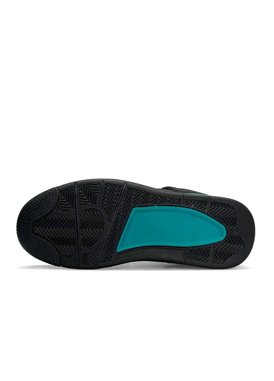 Черные зимние кроссовки женские, вьетнам Nike Air Jordan 4 Retro Black Mint Fur