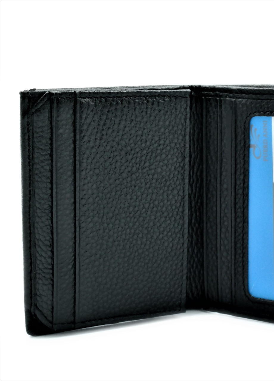 Чоловічий шкіряний гаманець чорний SKL85-296547 New Trend (259169392)