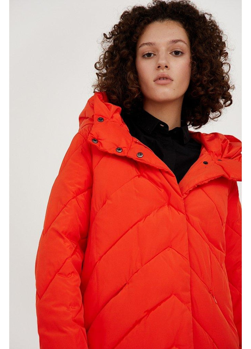 Красная зимняя куртка a20-11006-420 Finn Flare