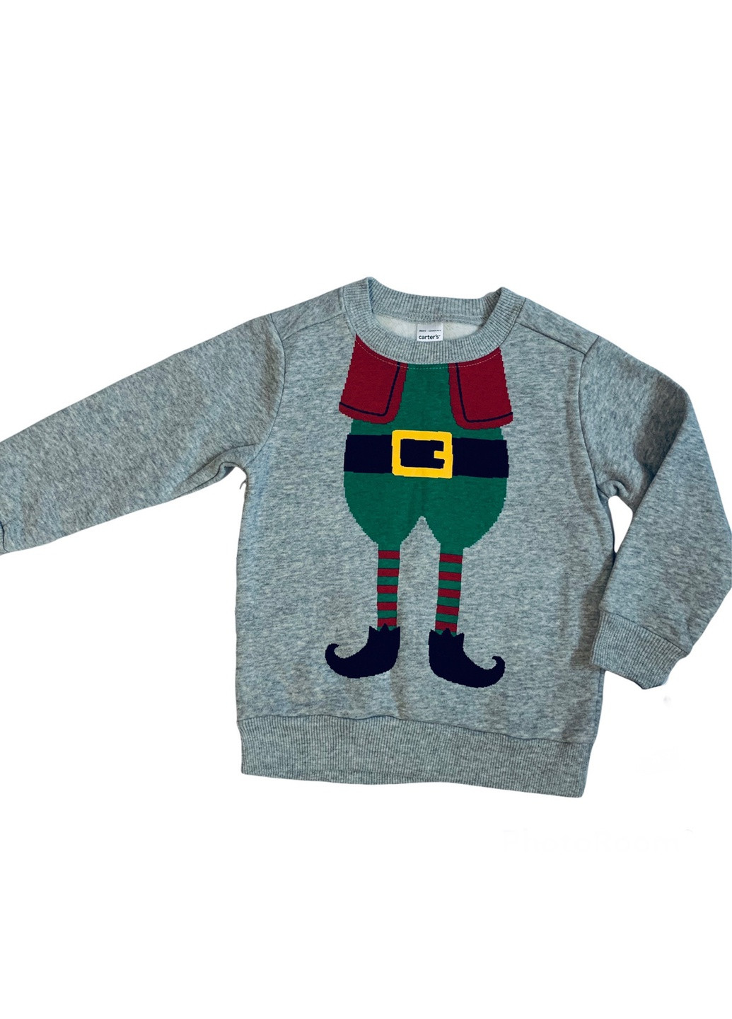 Carter's світшот сірий трикотаж, поліестер