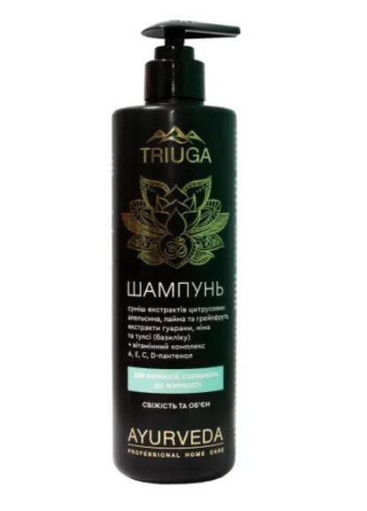 Шампунь для жирного волосся Triuga Свіжість та Об'єм 500 мл Triuga Herbal (258576726)