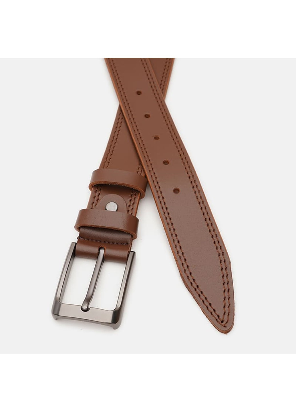 Мужской кожаный ремень V1115FX47-brown Borsa Leather (266143278)