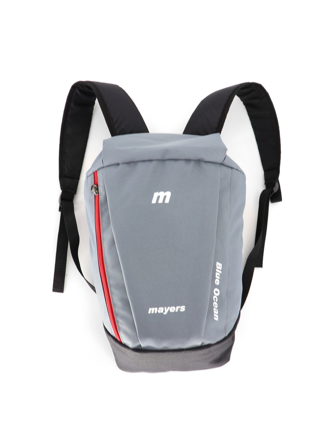 Повседневный детский серый однотонный рюкзак Mayers износостойкий и вместительный в спортивном стиле 10 литров No Brand (258591300)