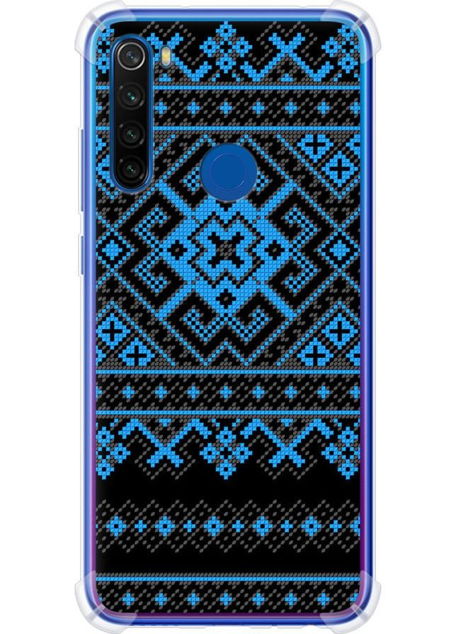 Силіконовий протиударний с посиленими кутами чохол 'Вишиванка 44' для Endorphone Xiaomi Redmi Note 8T (269362012)