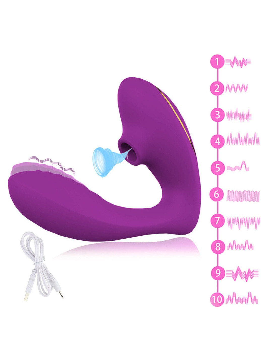 Вакуумно-хвильовий вібратор прищіпка Langsha (258994659)