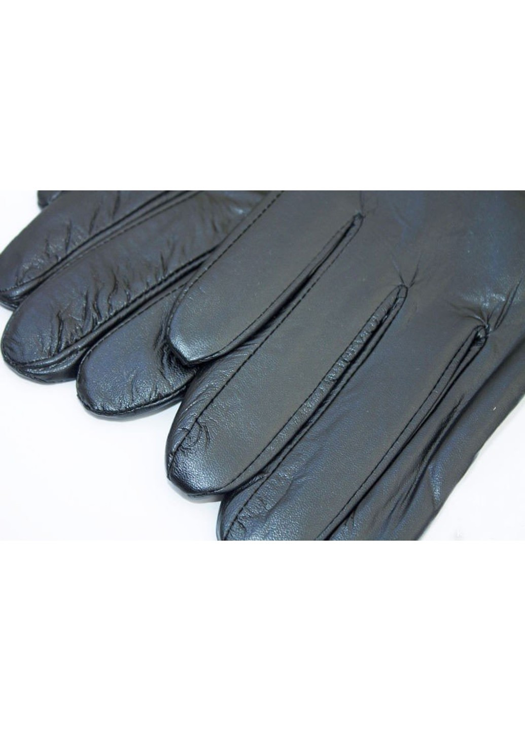 Женские зимние черные перчатки из натуральной кожи BR-S (261486798)