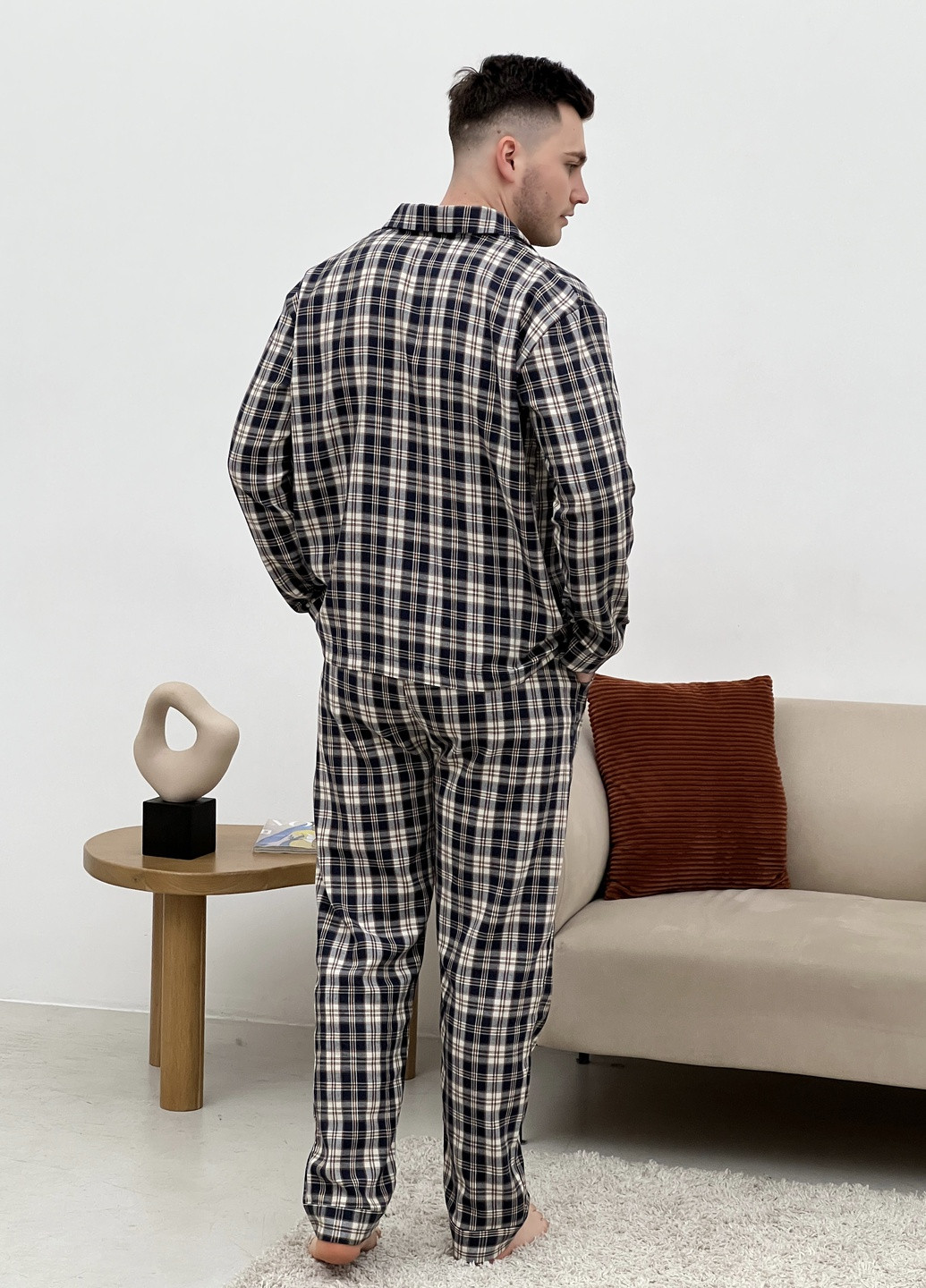 Пижама мужская из фланели (штаны+рубашка) Cosy (257135580)