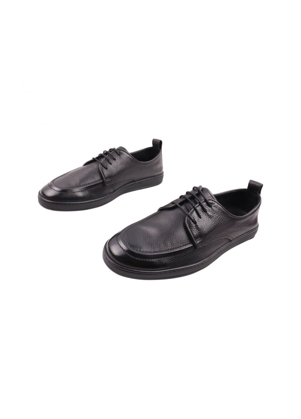 Черные туфли мужские черные натуральная кожа Clemento