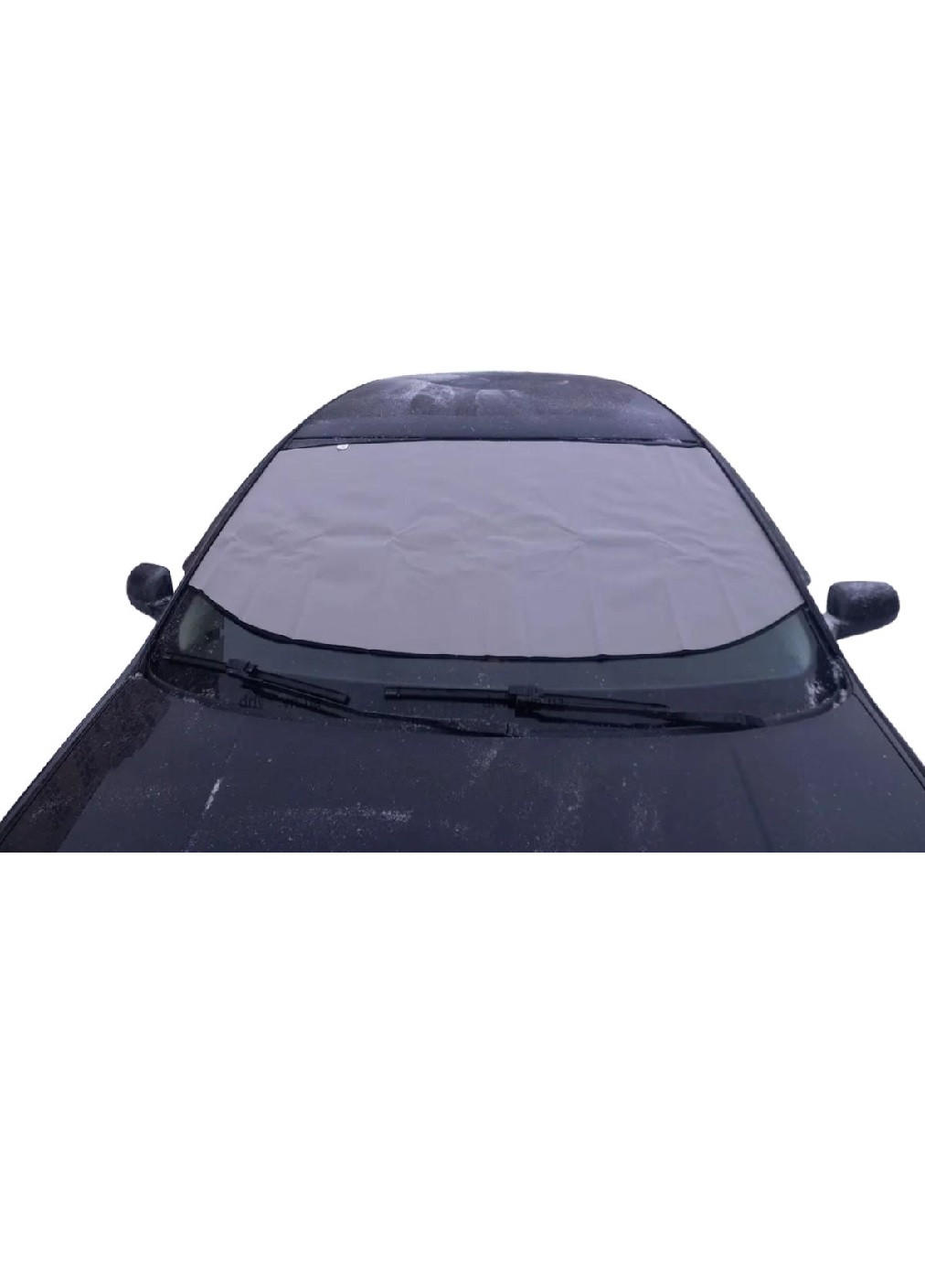 Чехол накладка накидка защитный экран на лобовое стекло машины автомобиля 70х155 см (475731-Prob) Темно-серая Unbranded (270827880)