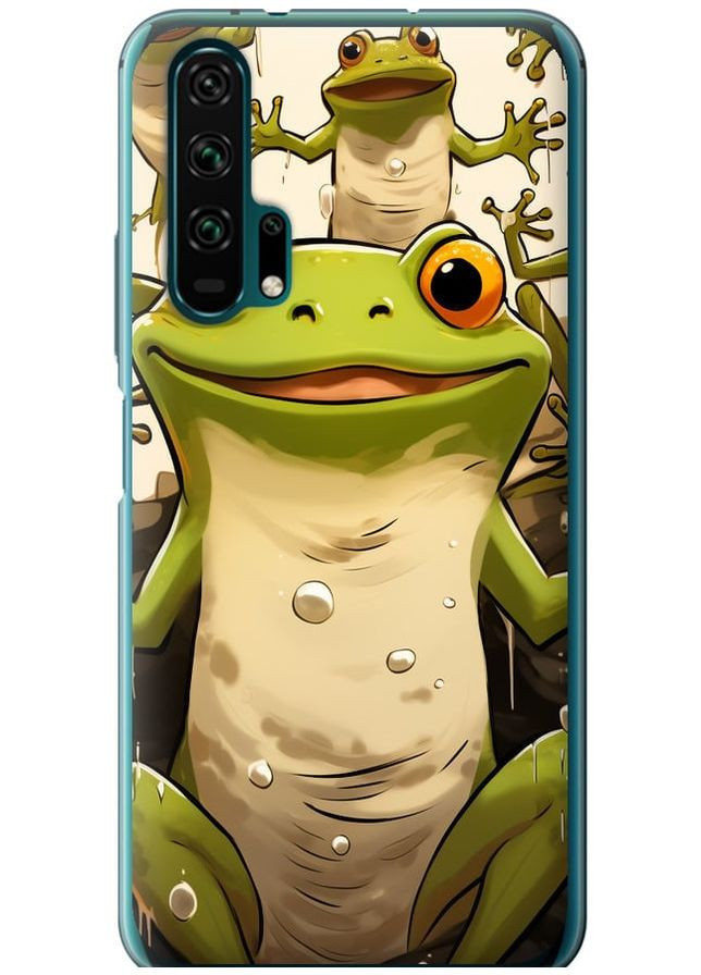 2D пластиковый чехол 'Веселая жаба' для Endorphone Huawei Honor 20 Pro (266909352)