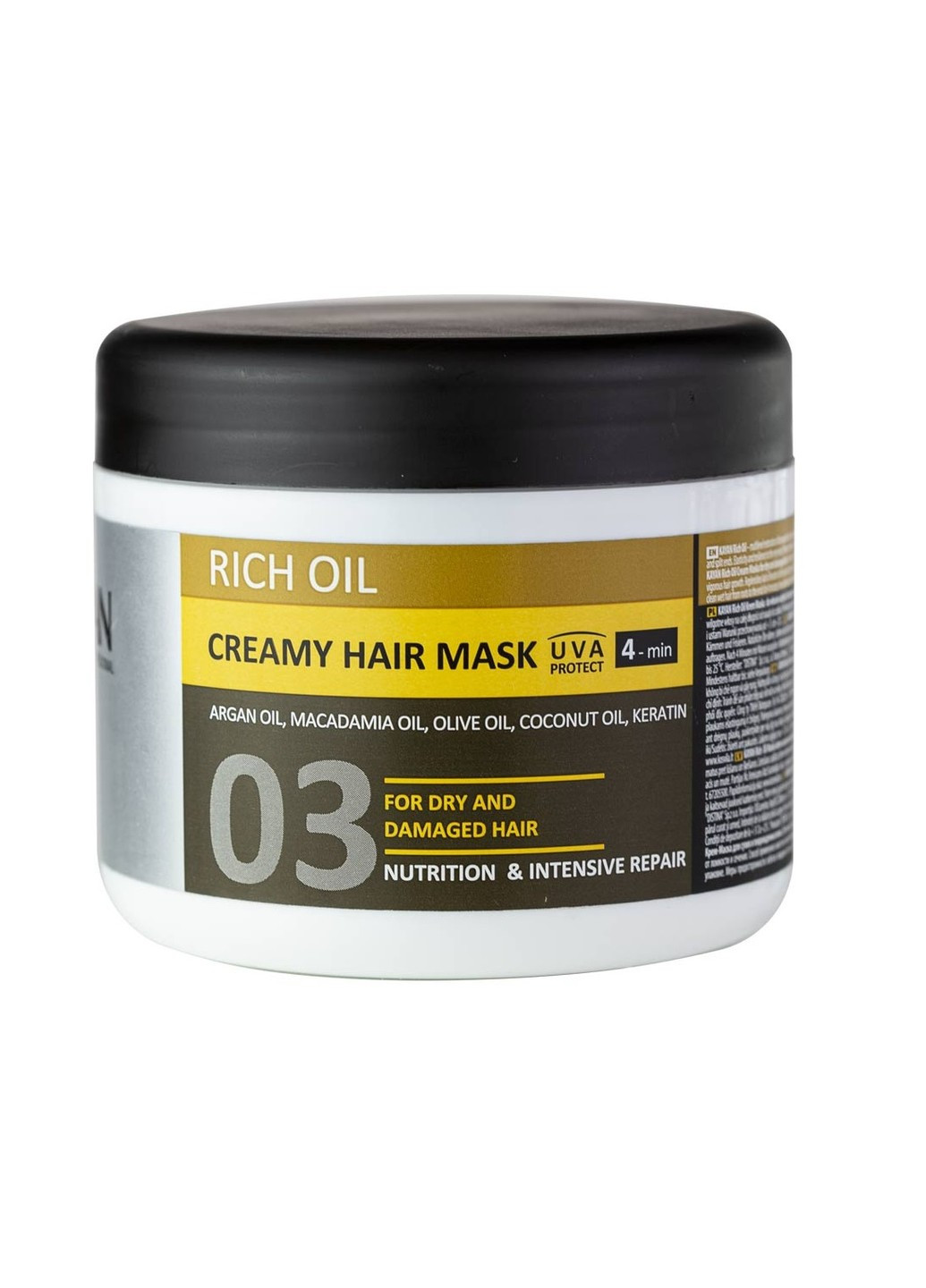 Крем-маска для сухих и поврежденных волос Rich Oil 500 мл Kayan Professional (263514172)