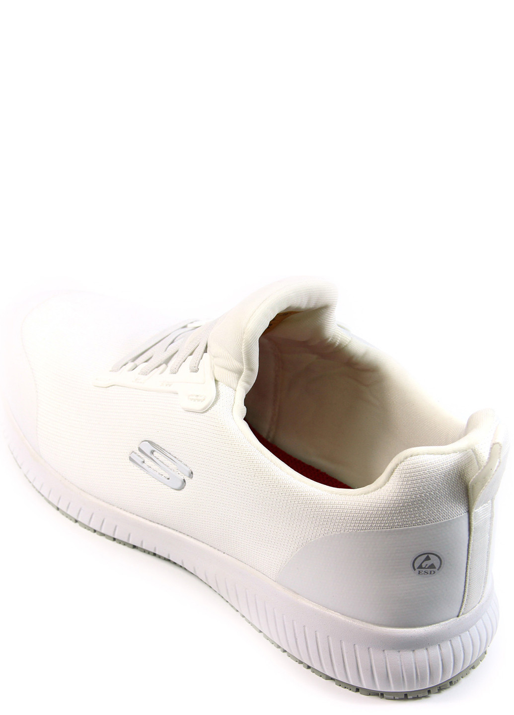 Белые демисезонные мужские кроссовки work relaxed fit 200051ec Skechers