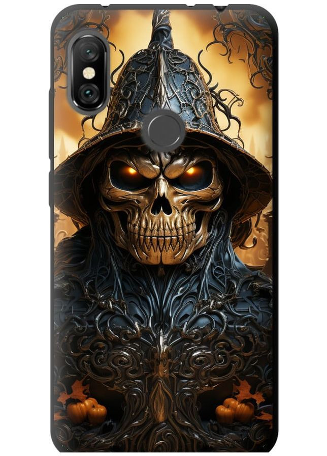 TPU чорний чохол 'Череп 2' для Endorphone Xiaomi Redmi Note 6 Pro (266806304)