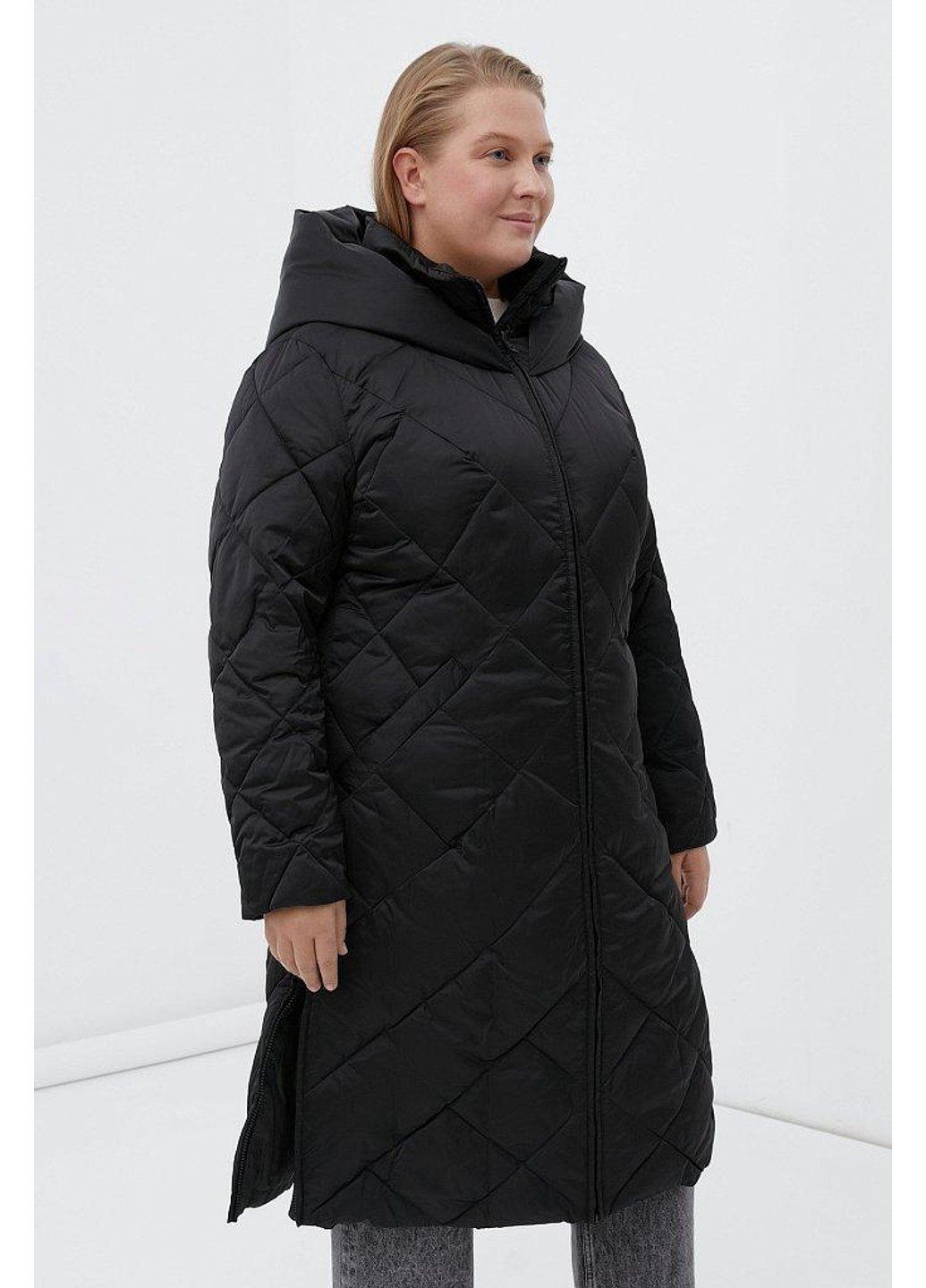 Чорна зимня куртка fwb160130-200 Finn Flare