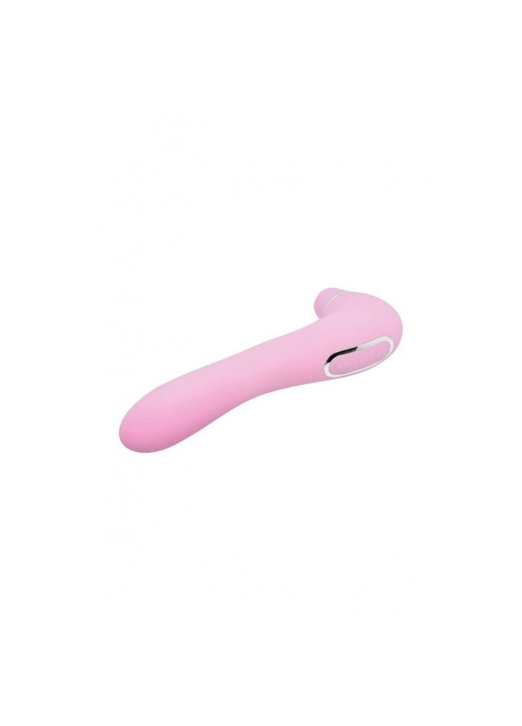 Вакуумний стимулятор з вібрацією Smoooch Pink Clitoral Suction & Vibration, 10х2 режимів Wooomy (276389530)