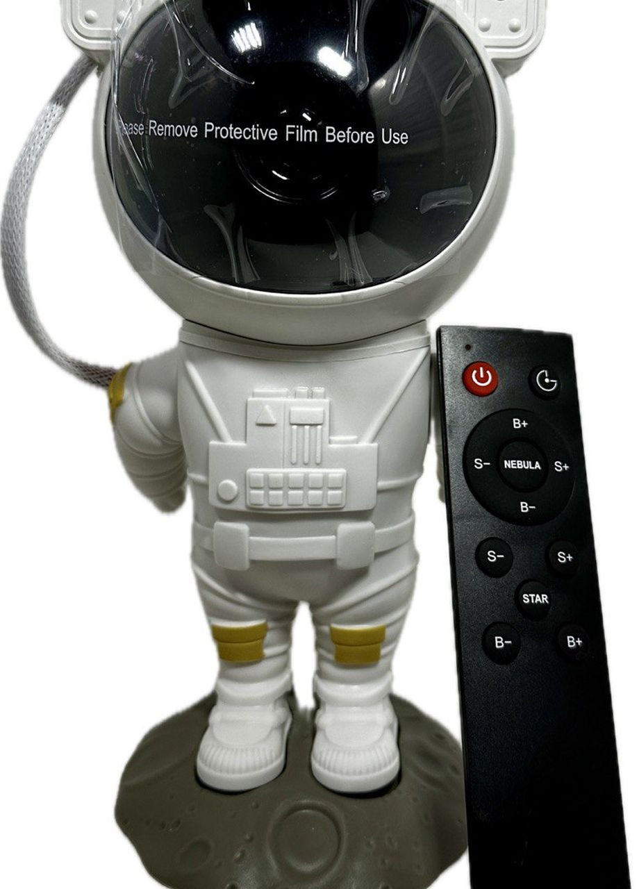 Лазерный ночник - светильник Космонавт 24 см. Проэктор звёздного неба Астронавт 360° Toys (274529231)