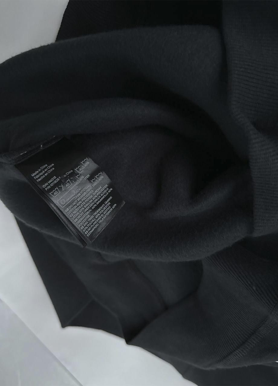 Женский свитшот, кофта на флисе, Швеция 54/56 H&M - крой черный - (256753731)
