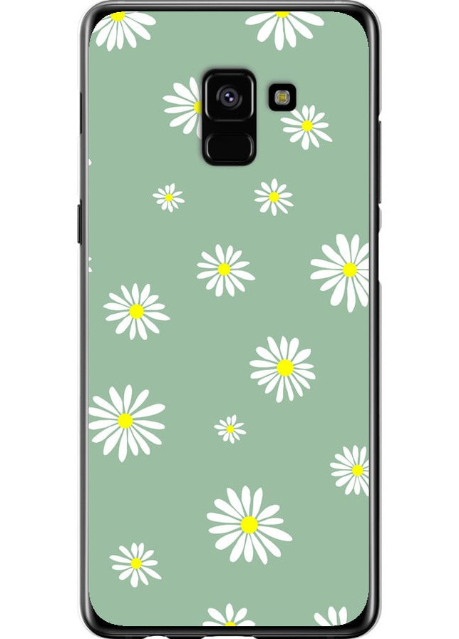 2D пластиковий чохол 'Ромашки v4' для Endorphone Samsung Galaxy A8 Plus 2018 A730F (258083494)