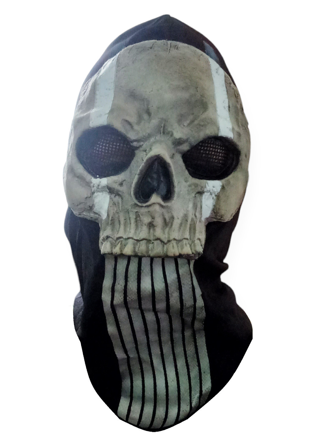 No Brand маска балаклава тактична череп примара для військових байкерів хеллоуїн ghost call of duty чорна череп чорний карнавальний трикотаж виробництво - Китай