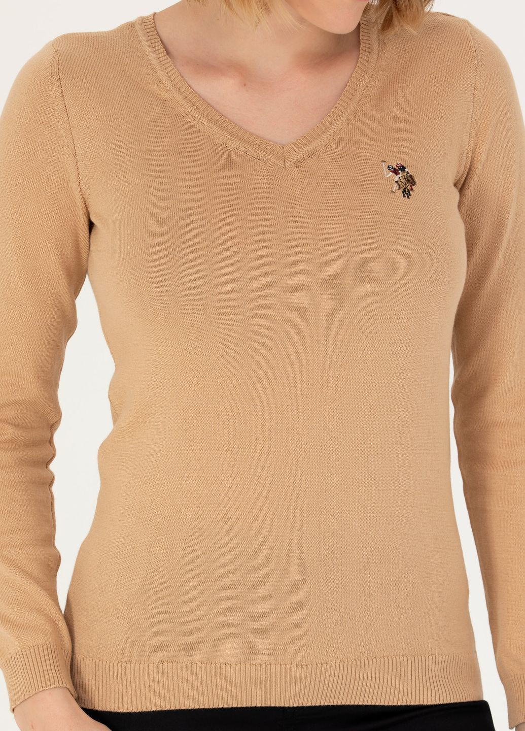 Сірий светр жіночий U.S. Polo Assn.