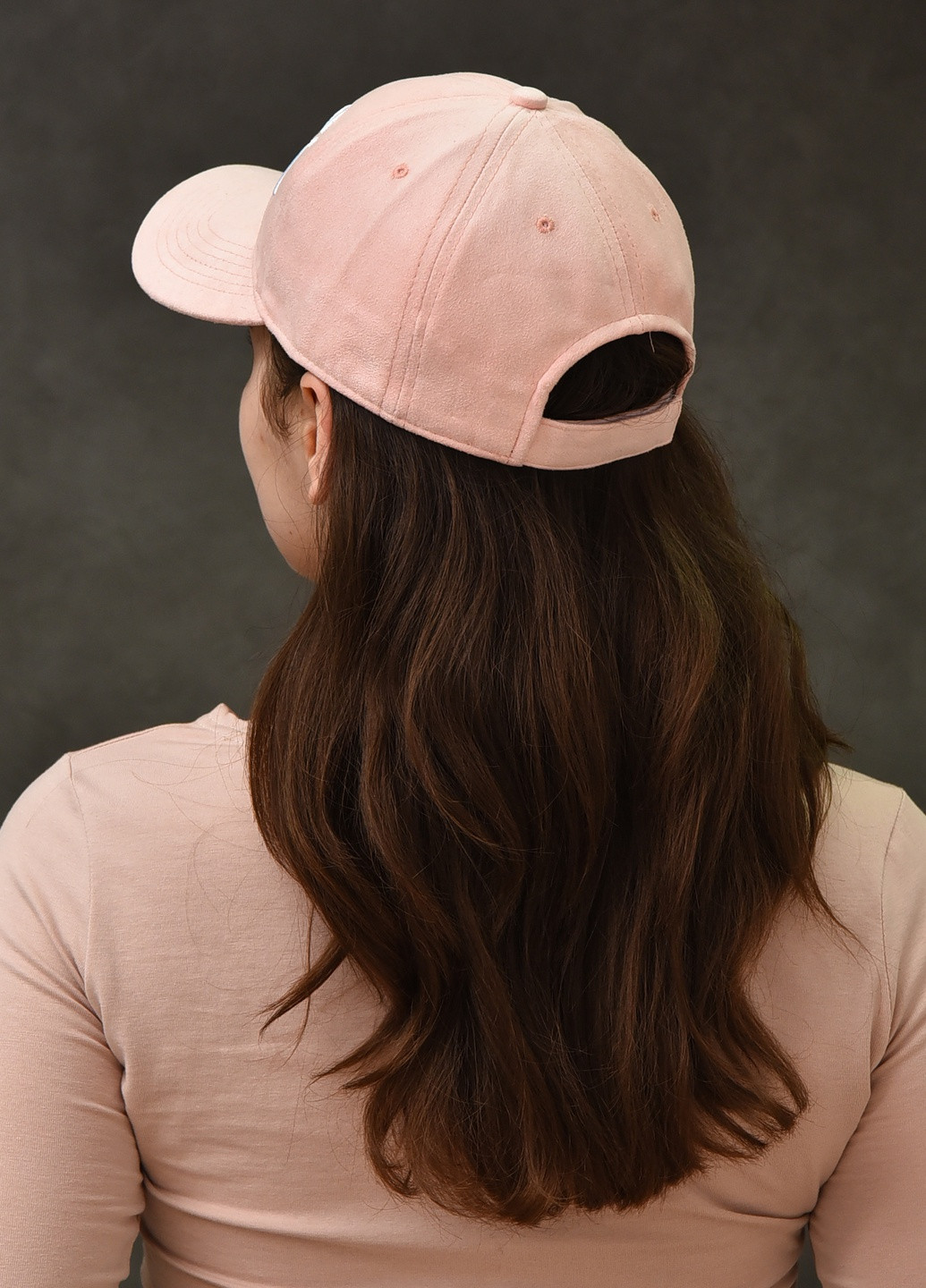 Кепка женская розового цвета с надписью Let's Shop (258843367)