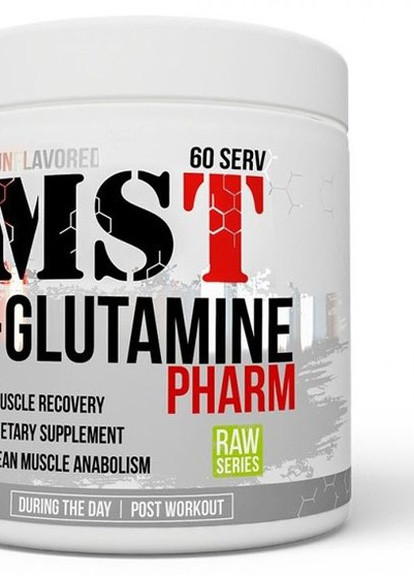 Glutamine Pharm 300 g /60 servings/ Unflavored MST Nutrition (258646338)