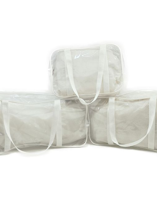 Набір з 3 сумок в пологовий будинок Комфорт білий EcoNova (267230732)