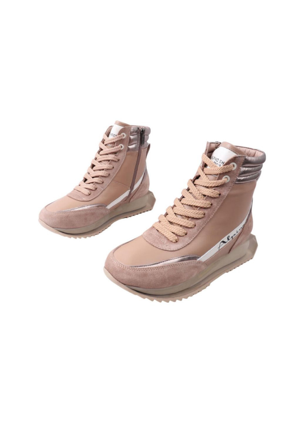 Черевики жіночі бежеві натуральна шкіра Alpino 322-22ZHS (257438578)