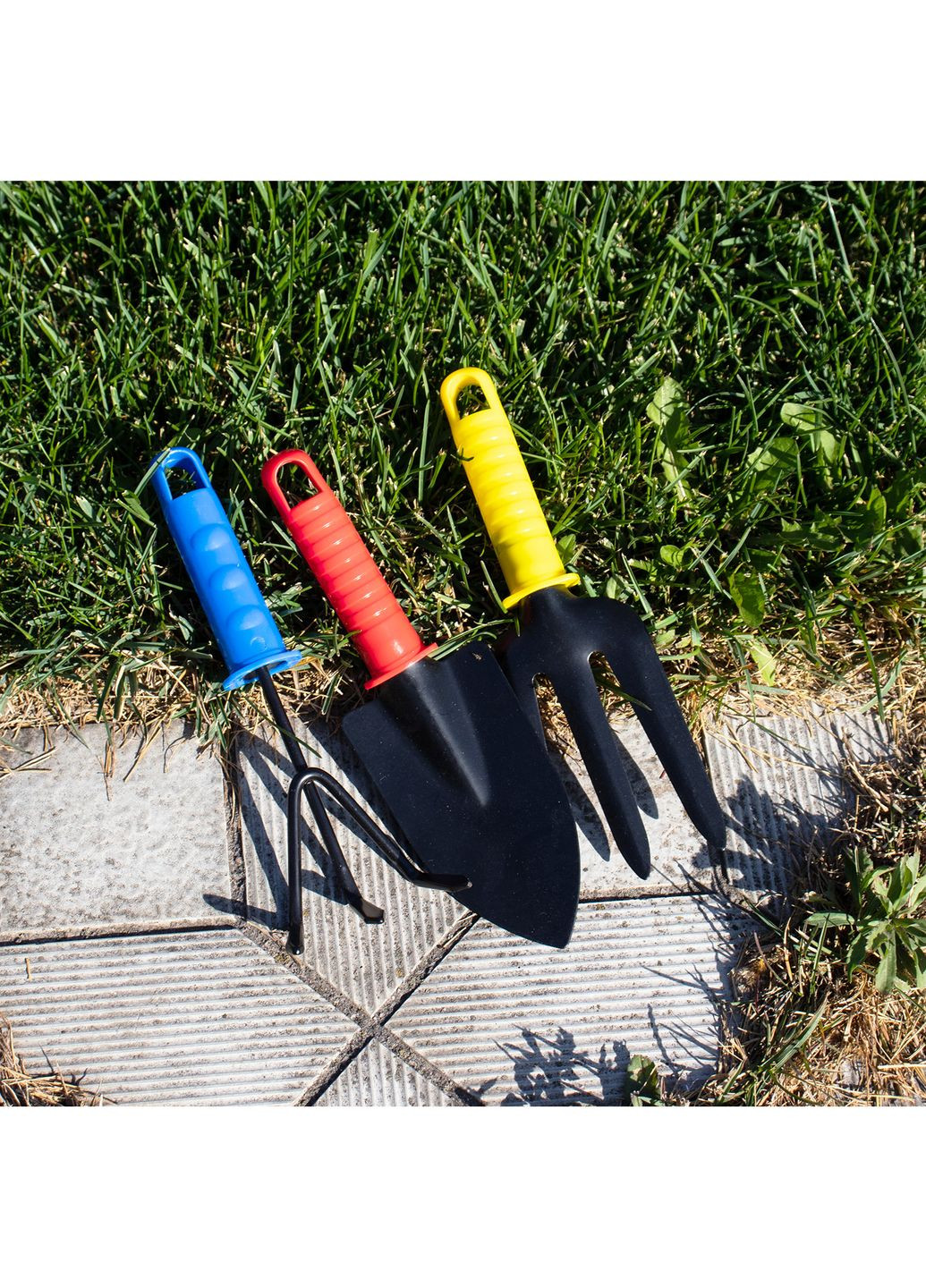 Набір міні садових інструментів з 3 предметів (лопатка, розпушувач та вилка) Yu Xin (269003051)