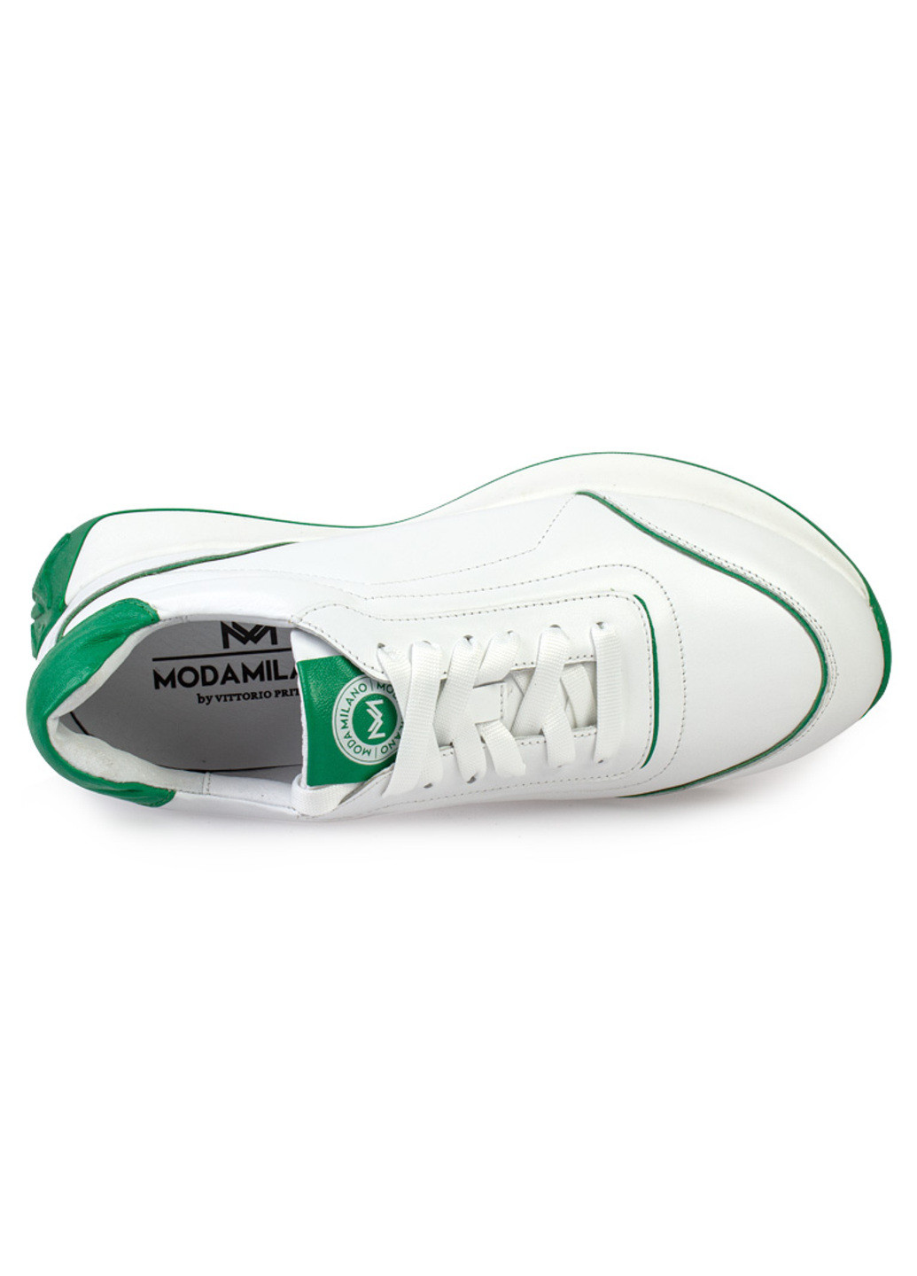 Белые демисезонные кроссовки женские бренда 8200378_(1) ModaMilano