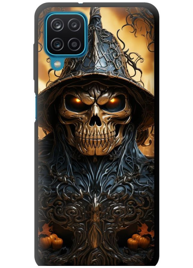 TPU чорний чохол 'Череп 2' для Endorphone Samsung Galaxy M12 M127F (266811450)