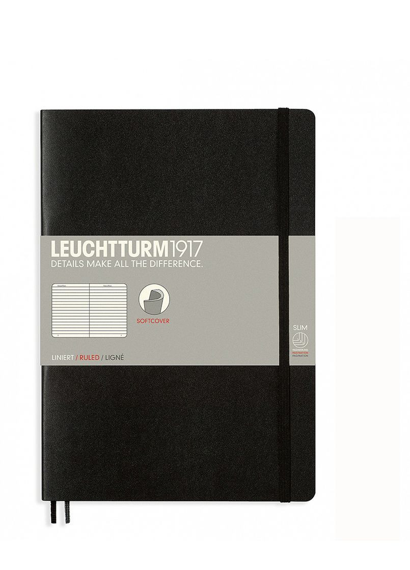 Блокнот Composition (B5), Мягкая обложка, черный, линия Leuchtturm1917 (269901130)