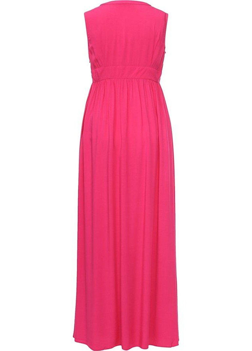 Рожева повсякденний сукня s17-14029-802 а-силует Finn Flare однотонна