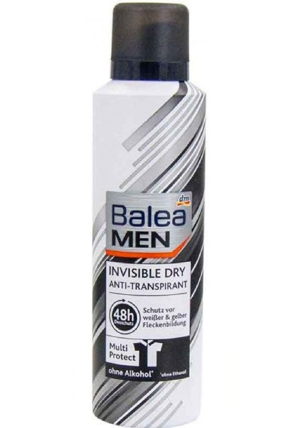 Дезодорант-антиперспирант спрей Men Invisible Dry 200мл Balea (256741091)