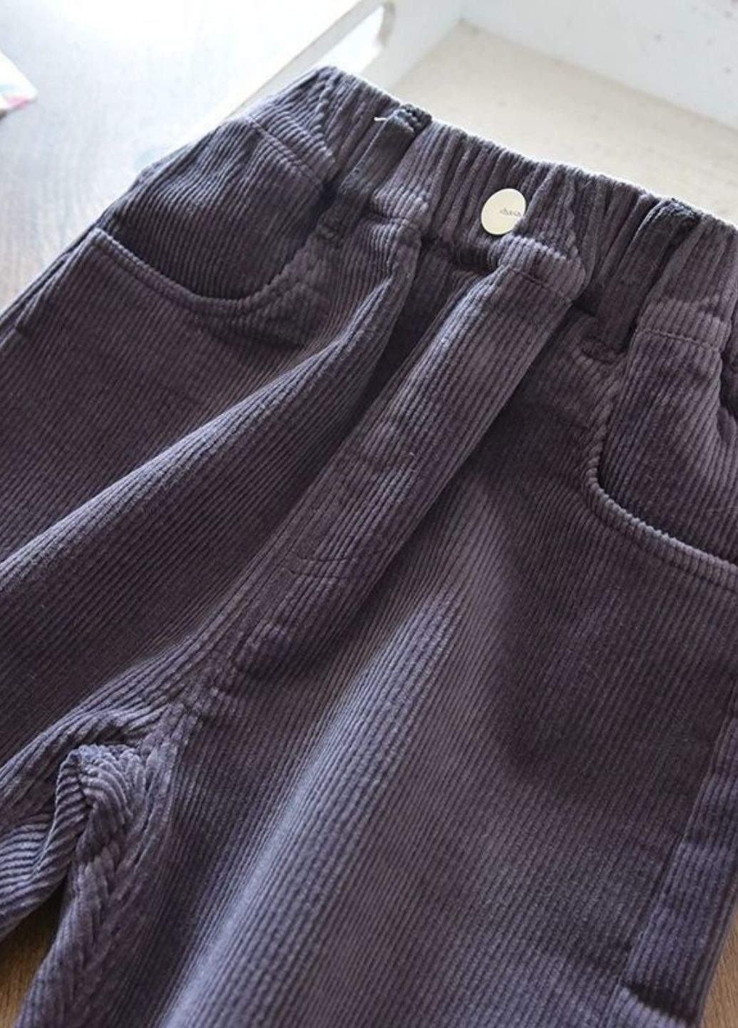 Серые классические, повседневный, кэжуал зимние брюки прямые No Brand