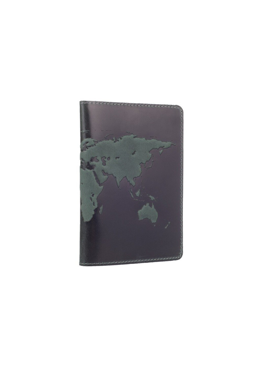Шкіряна обкладинка на паспорт HiArt PC-01 Shabby Olive World Map Оливковий Hi Art (268371134)