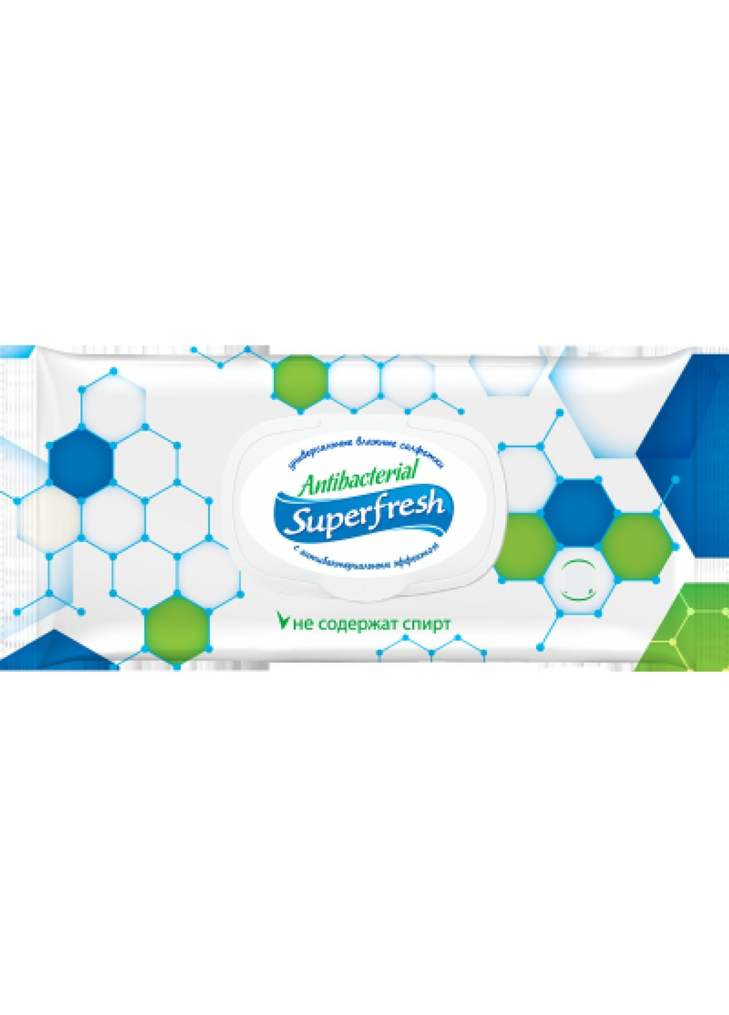 Влажные салфетки Antibacterial 120 шт. Superfresh (269254518)