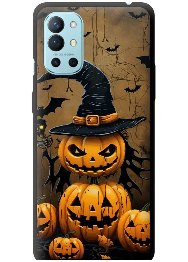 TPU чорний чохол 'Хелловін 1' для Endorphone OnePlus 9R (266809872)