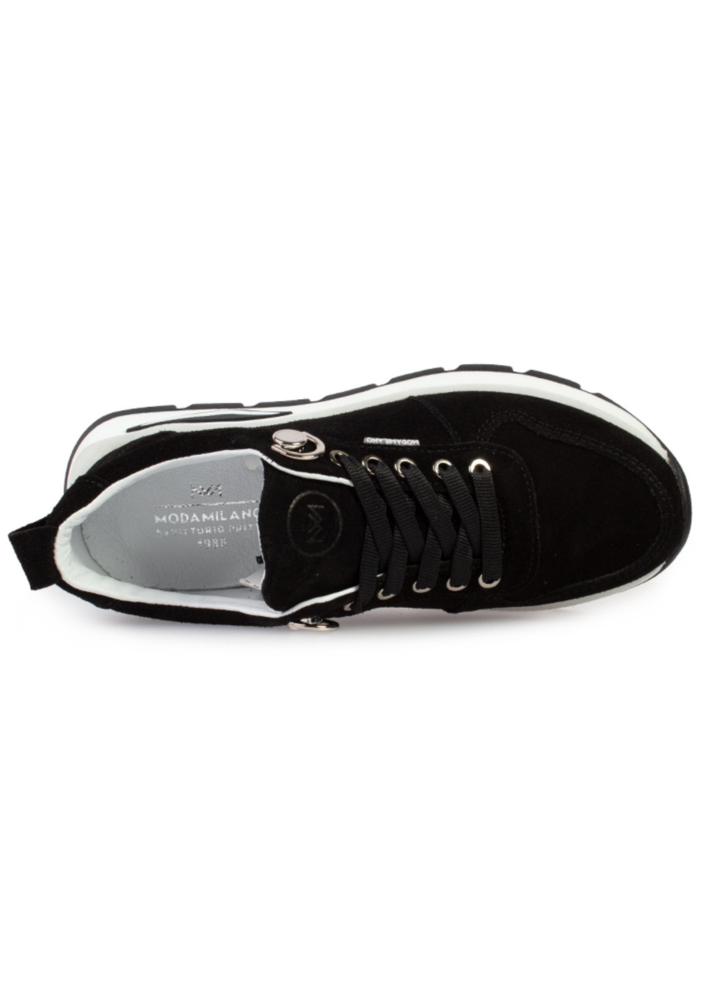 Черные демисезонные кроссовки женские бренда 8200351_(1) ModaMilano