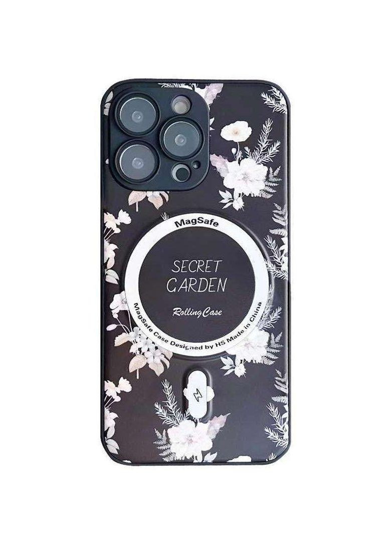 TPU+PC чехол Secret Garden с MagSafe для Apple iPhone 15 Pro Max (6.7") Epik (271696140)