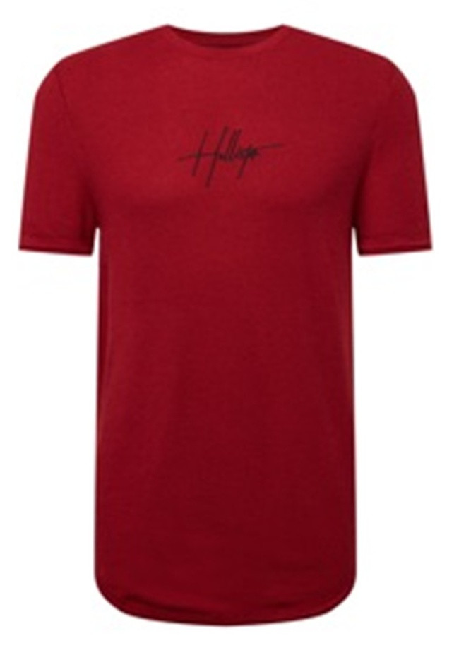 Красная футболка Hollister