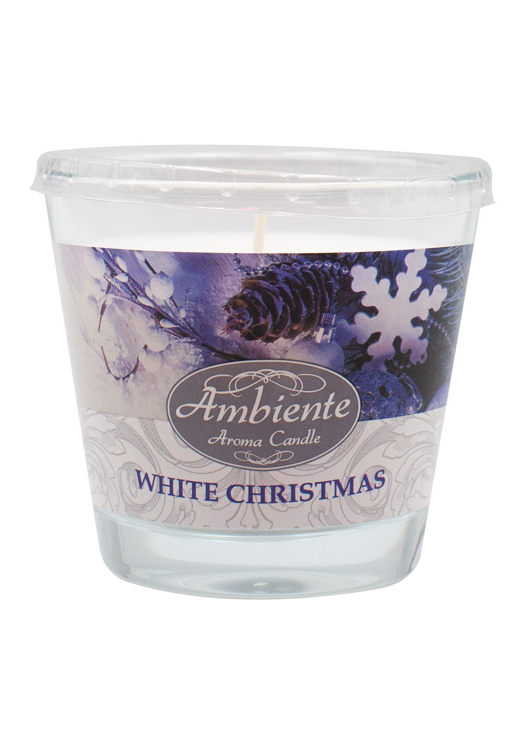 Ароматизована свічка у склянці White Christmas (30год) Candlesense Decor (257138340)