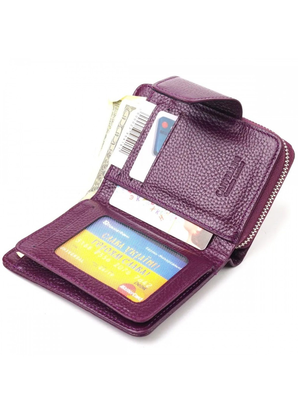 Жіночий шкіряний гаманець 21601 Canpellini (262454840)