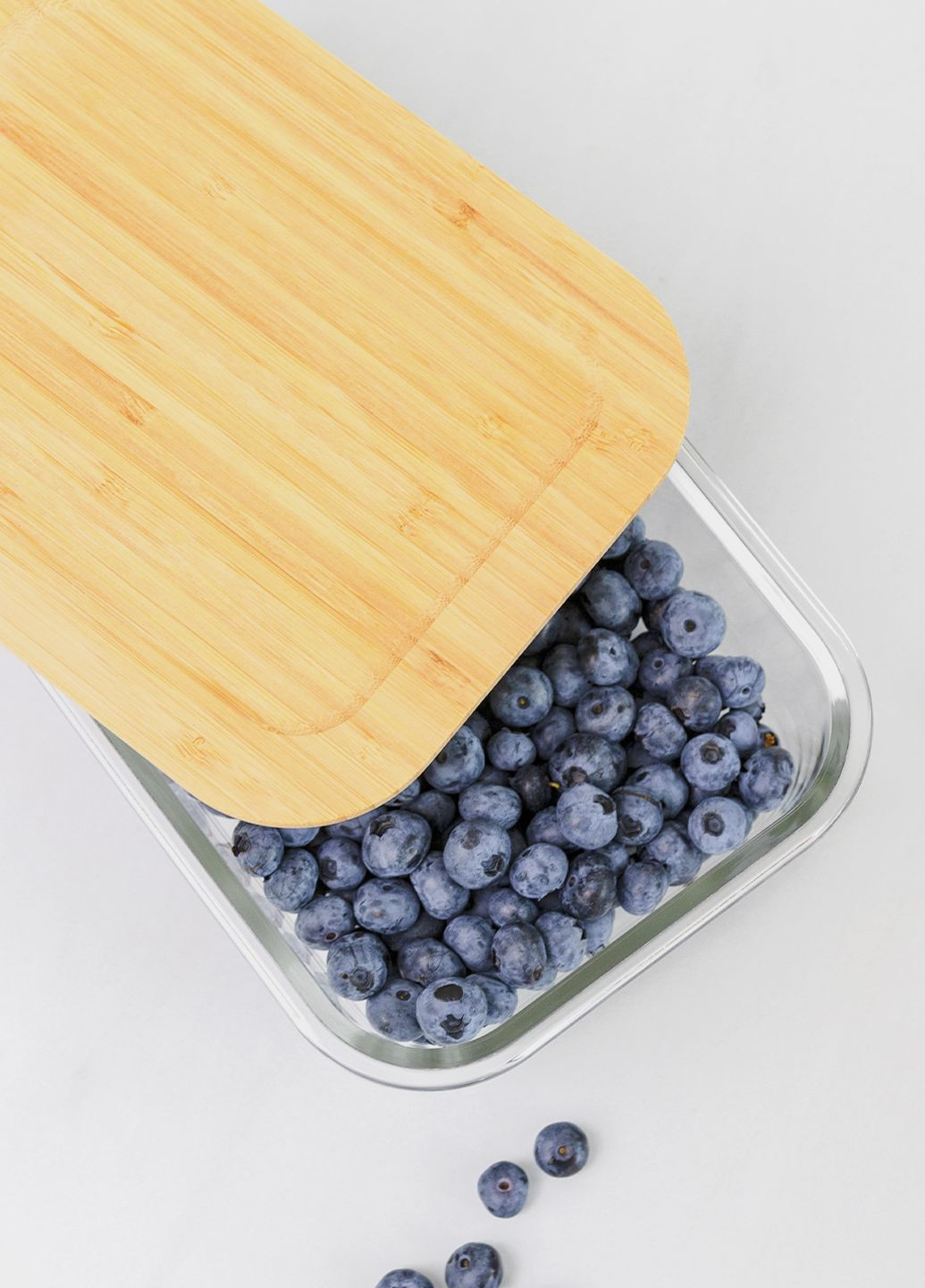 Ємність для зберігання прямокутна 1500 мл, 7,6х17,5х23 см MVM (260408260)