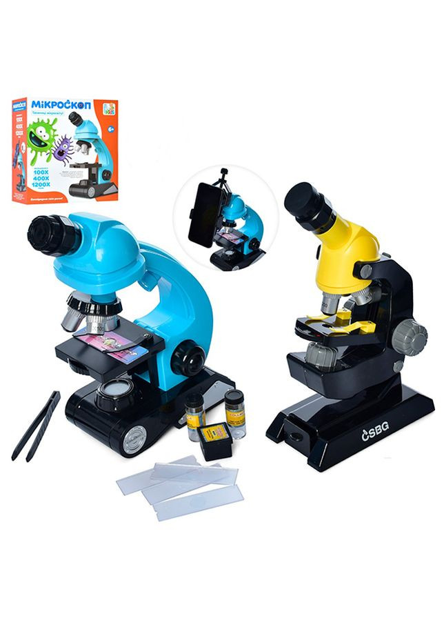 Мікроскоп колір різнокольоровий ЦБ-00237124 Limo Toy (269081020)