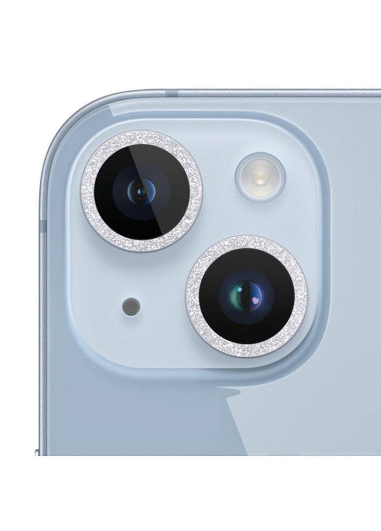 Защитное стекло Metal Sparkles на камеру (в упак.) для Apple iPhone 15 (6.1") Epik (263135948)