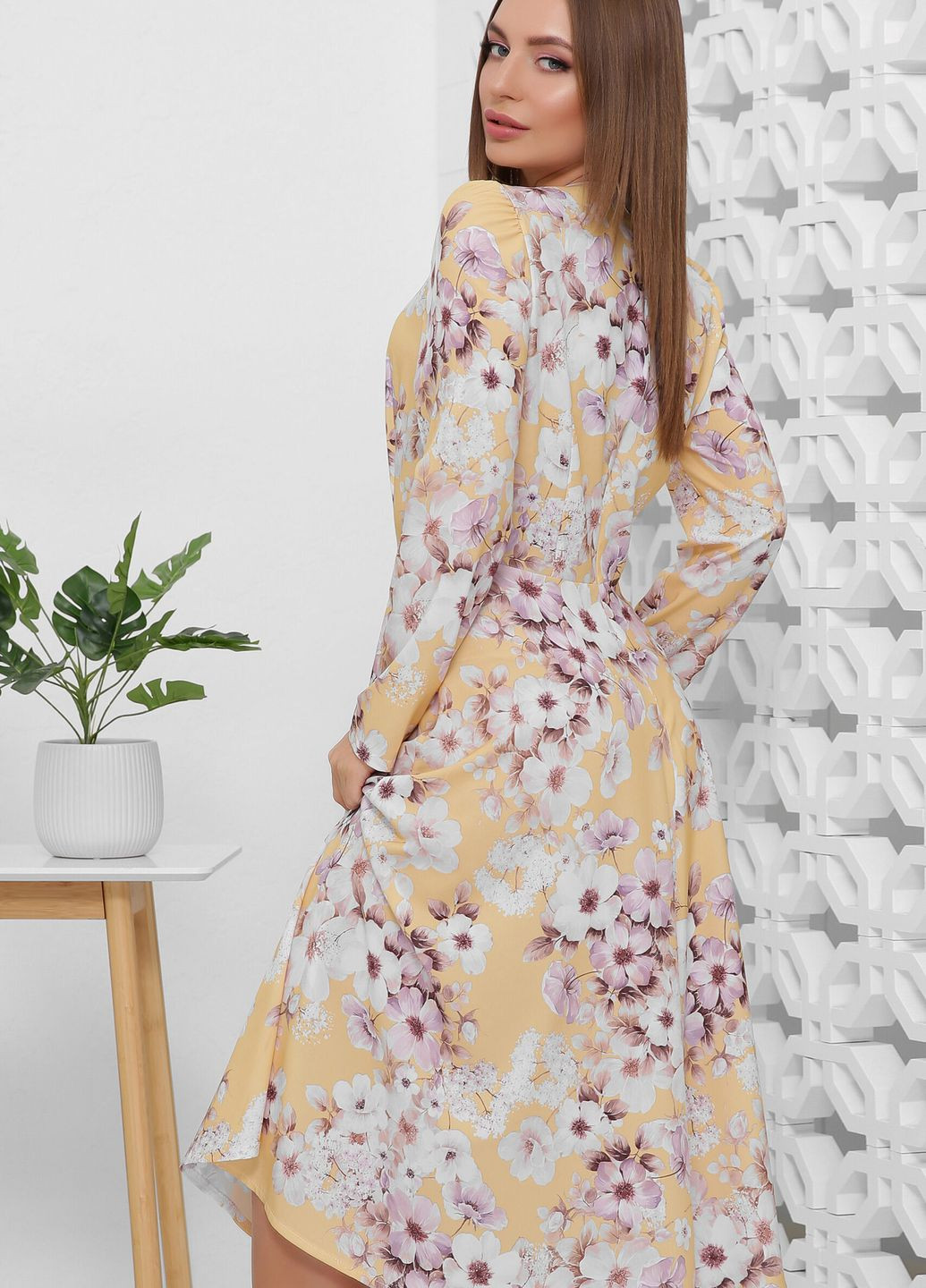 Жовтий сукня 1858 жовтий MarSe