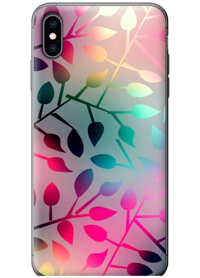 2D пластиковий чохол 'Листя' для Endorphone Apple iPhone XS Max (262978531)