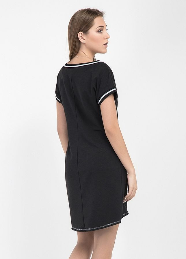 Платье-туника 1713 Черный Bellise (272111452)